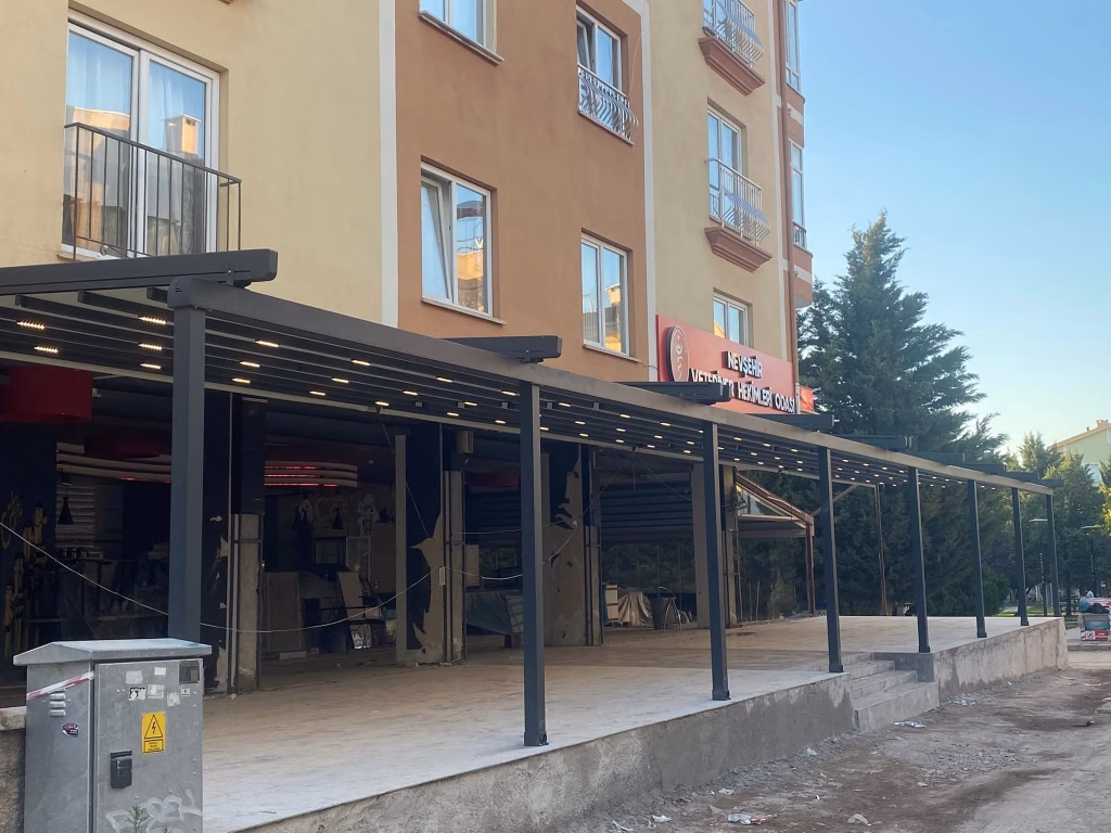 Katlanır Tavanlı Kış Bahçesi